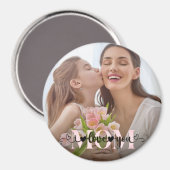 I Liebe Sie Mama Niedliches benutzerdefiniertes Fo Magnet (Vorderseite/Rückseite)