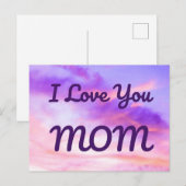 I Liebe Sie MAMA Postkarte (Vorne/Hinten)