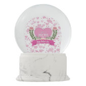 I Liebe Sie Mama - Schneeglobe Schneekugel (Rückseite)