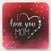 I Liebe Sie Mama Untersetzer (Vorderseite)