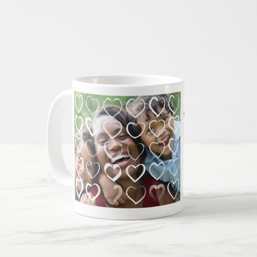 I Liebe Sie Mama Valentine Geschenk Kaffeetasse (Vorderseite Links)