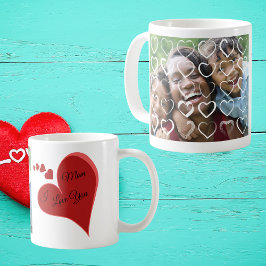 I Liebe Sie Mama Valentines Geschenk Kaffee Tasse