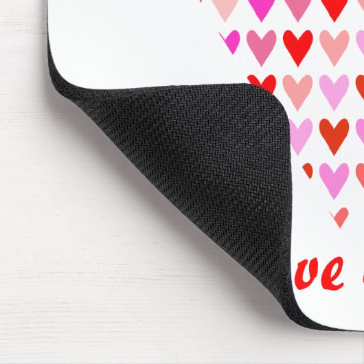 I Liebe Sie Mausunterlage Mousepad (Ecke)