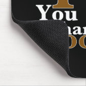 I Liebe Sie mehr als Schokolade! Mousepad (Ecke)