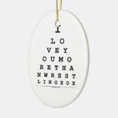 I Liebe Sie mehr als Wrestling-Verzierung Keramik Ornament (Links)