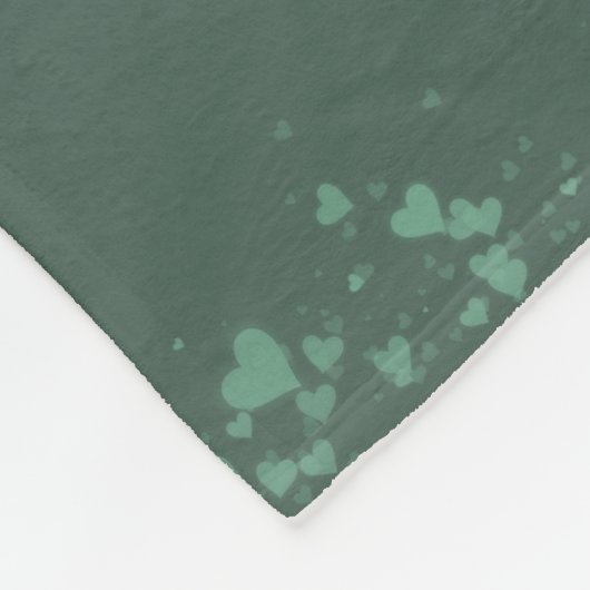 I Liebe Sie mehr Fleecedecke (Ecke)