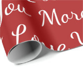 I Liebe Sie mehr Geschenkpapier (Rolleneckpunkt)