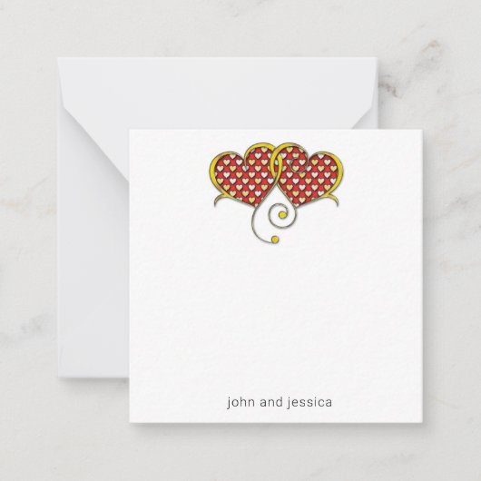 I Liebe Sie merken das Kartendesign Mitteilungskarte (Vorderseite)