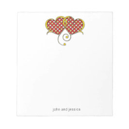 I Liebe Sie merken das Kartendesign Notizblock