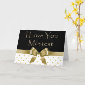 I Liebe Sie Mostest - romantische Karte (Gelbe Blume)