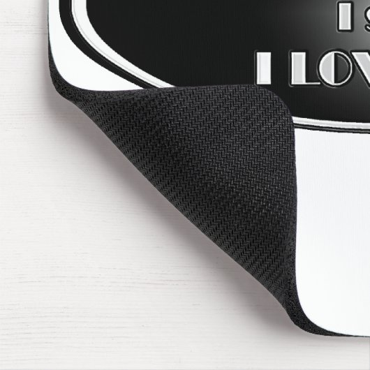 I Liebe Sie Mousepad (Ecke)