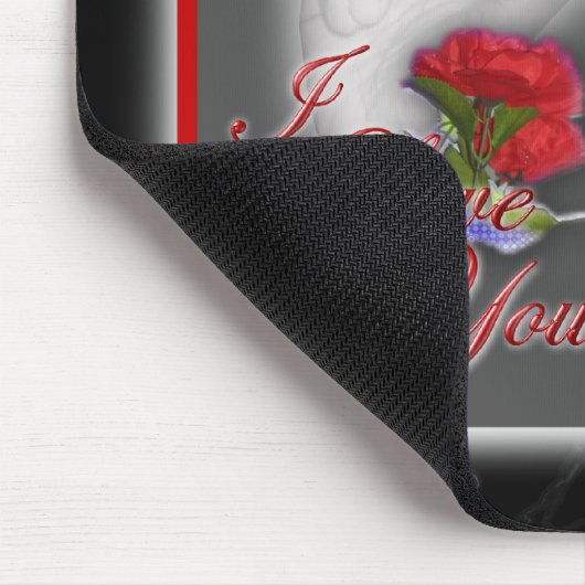 I Liebe Sie Mousepad (Ecke)