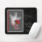 I Liebe Sie Mousepad (Mit Mouse)