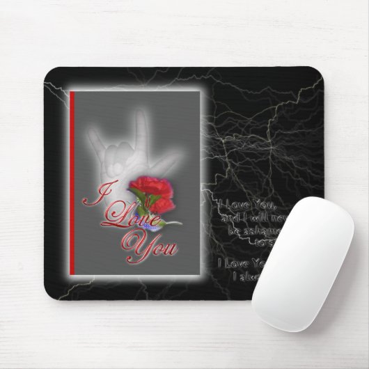 I Liebe Sie Mousepad (Mit Mouse)