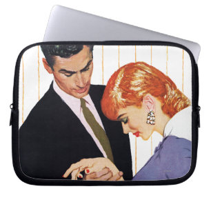 I Liebe Sie, Mutter Girl Laptopschutzhülle