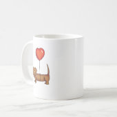 I LIEBE SIE - niedliche Dackel TASSE (Vorderseite Links)
