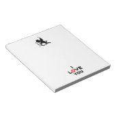 I Liebe Sie Notepad Notizblock (angewinkelt)