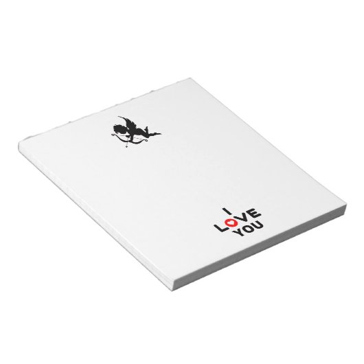 I Liebe Sie Notepad Notizblock (angewinkelt)