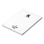 I Liebe Sie Notepad Notizblock (Rotiert)