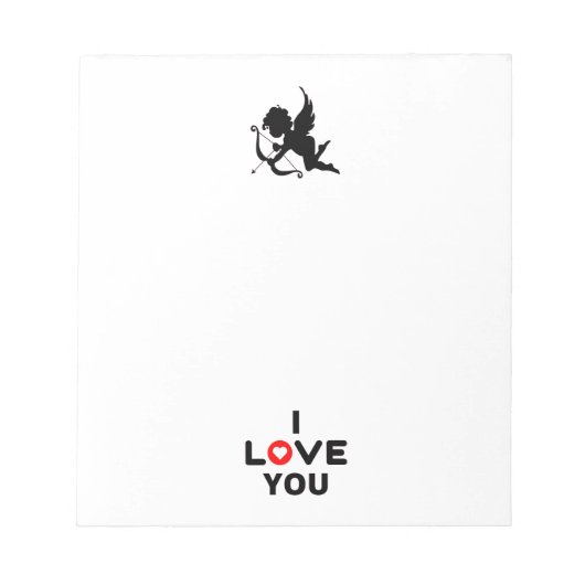 I Liebe Sie Notepad Notizblock (Vorderseite)