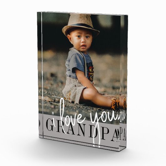 I Liebe Sie Opa Custom Foto (Rechts)