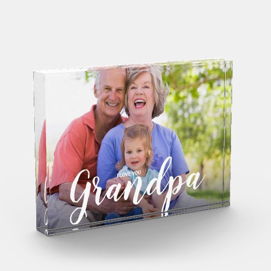 I Liebe Sie Opa Custom Foto (Links)