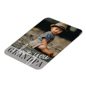 I Liebe Sie Opa Custom Foto Magnet (Linke Seite)