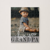 I Liebe Sie Opa Custom Foto Puzzle (Vertikal)