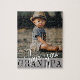 I Liebe Sie Opa Custom Foto Puzzle
