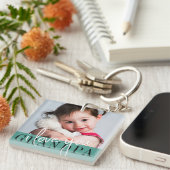 I Liebe Sie Opa Custom Foto Schlüsselanhänger (Vorderseite rechts)