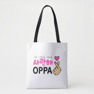 I Liebe Sie Oppa Herz-Zeichen Tasche