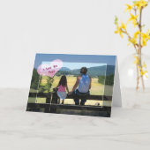 I Liebe Sie Papa, Geburtstag Karte (Gelbe Blume)