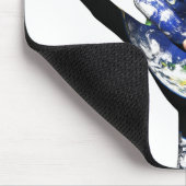 I Liebe Sie Planeten-Erde Mousepad (Ecke)