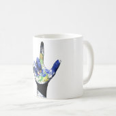 I Liebe Sie Planeten-ErdTasse Kaffeetasse (VorderseiteRechts)