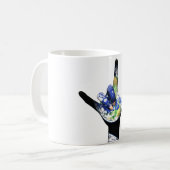 I Liebe Sie Planeten-ErdTasse Kaffeetasse (Vorderseite Links)
