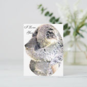 I Liebe Sie_ Postkarte (Stehend Vorderseite)