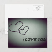 i Liebe Sie Postkarte (Vorne/Hinten)