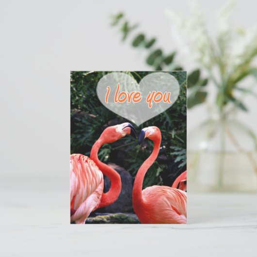 I Liebe Sie_ Postkarte (Stehend Vorderseite)