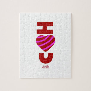 I Liebe Sie Puzzle 20,3 cm x 25,4 cm