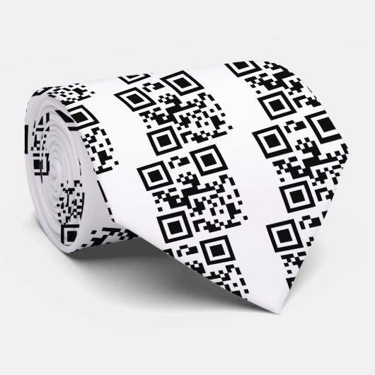 I Liebe Sie - QR Code Krawatte (Gerollt)