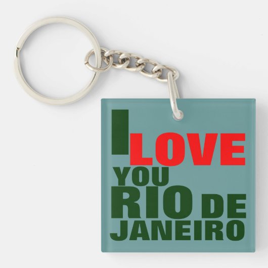 I LIEBE SIE RIO DE JANEIRO SCHLÜSSELANHÄNGER (Vorderseite)