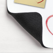 I Liebe Sie - Romantische Anmerkung Mousepad (Ecke)
