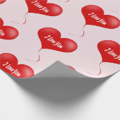 I Liebe Sie - Romantisches Packpapier (Ecke)