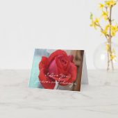 I Liebe Sie Rose Karte (Gelbe Blume)