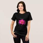 I Liebe Sie - Rose - Valentine Personalisiert Tri-Blend Shirt (Vorderseite voll)