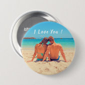 I Liebe Sie - Schaltfläche - Benutzerdefiniertes F Button (Vorne & Hinten)