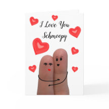 I Liebe Sie Schmoopy Valentinstag Card