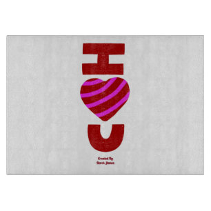 I Liebe Sie schneiden 27,9 cm x 20,3 cm Schneidebrett