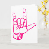 I Liebe Sie sprechen Karte (Gelbe Blume)