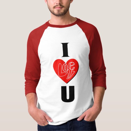 I Liebe Sie T - Shirt Design (Vorderseite)